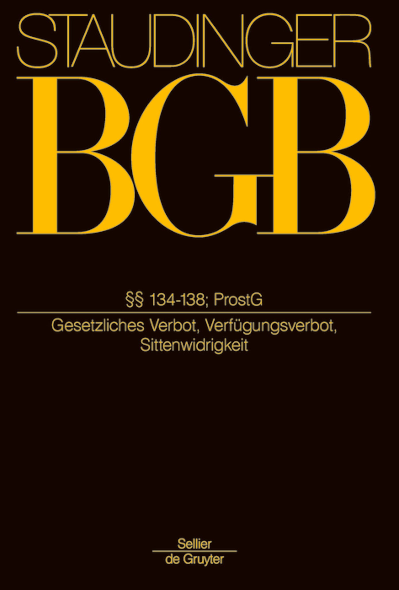 §§ 134-138; ProstG